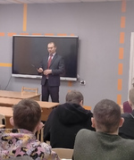 Профориентационное мероприятие с сотрудниками  Пограничного управления ФСБ России